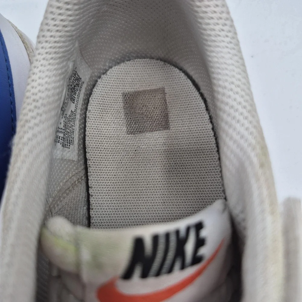 Nike Shoes Youth Size 2.5Y‎ White Blue Hook & Loop Casual Sneakers DA5381-101